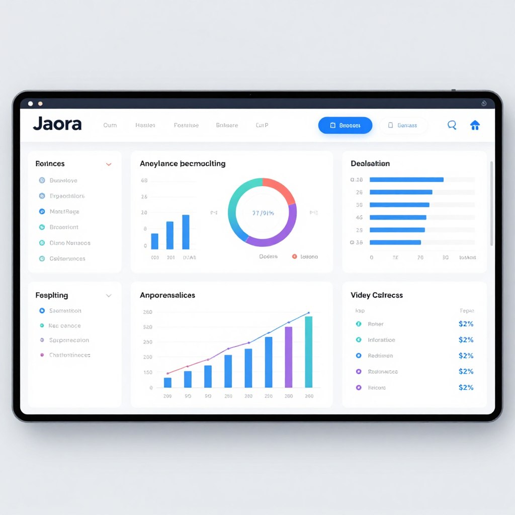 Analytics and Reporting for Jaora businesses showing performance dashboards