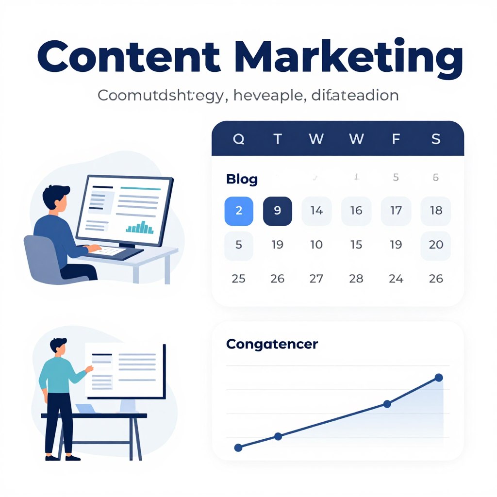 Content Marketing for Jaora businesses showing blog and content creation