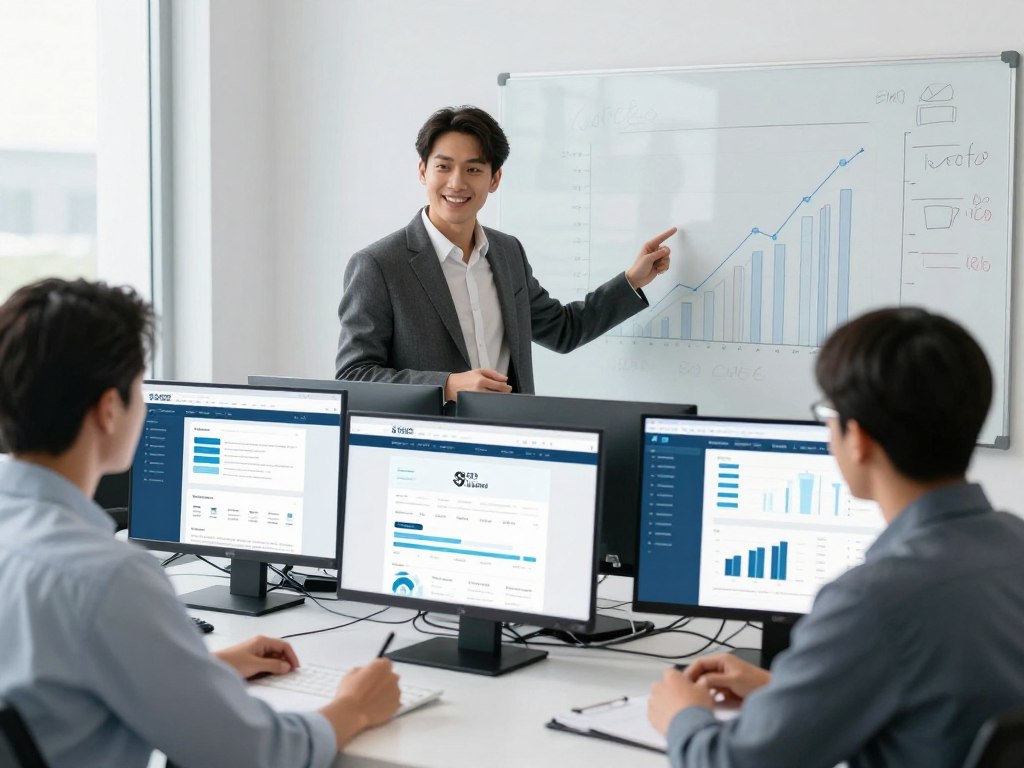 Dental SEO team working on optimization strategy