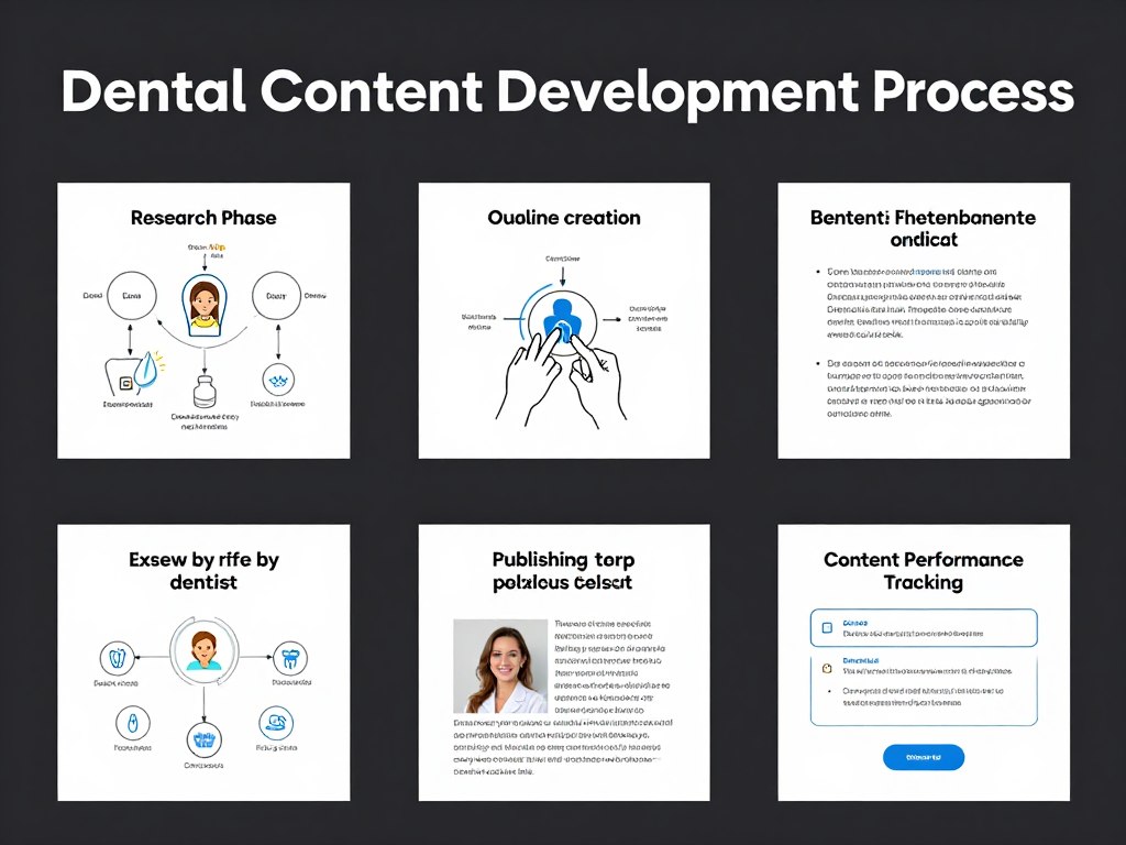Dental content development process