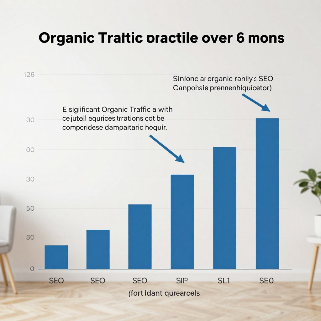 Dental practice case study showing traffic growth