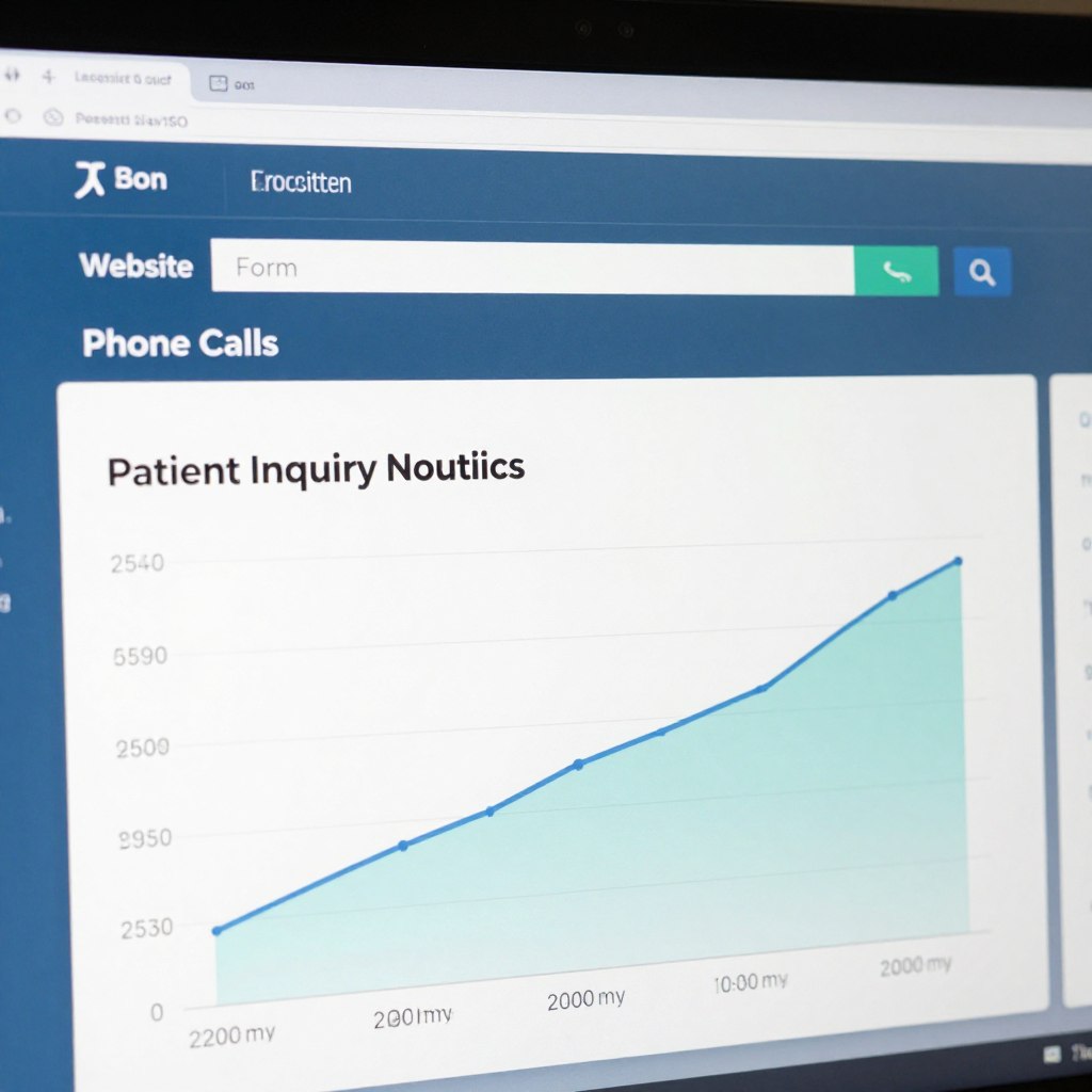 Dental practice showing increased patient inquiries