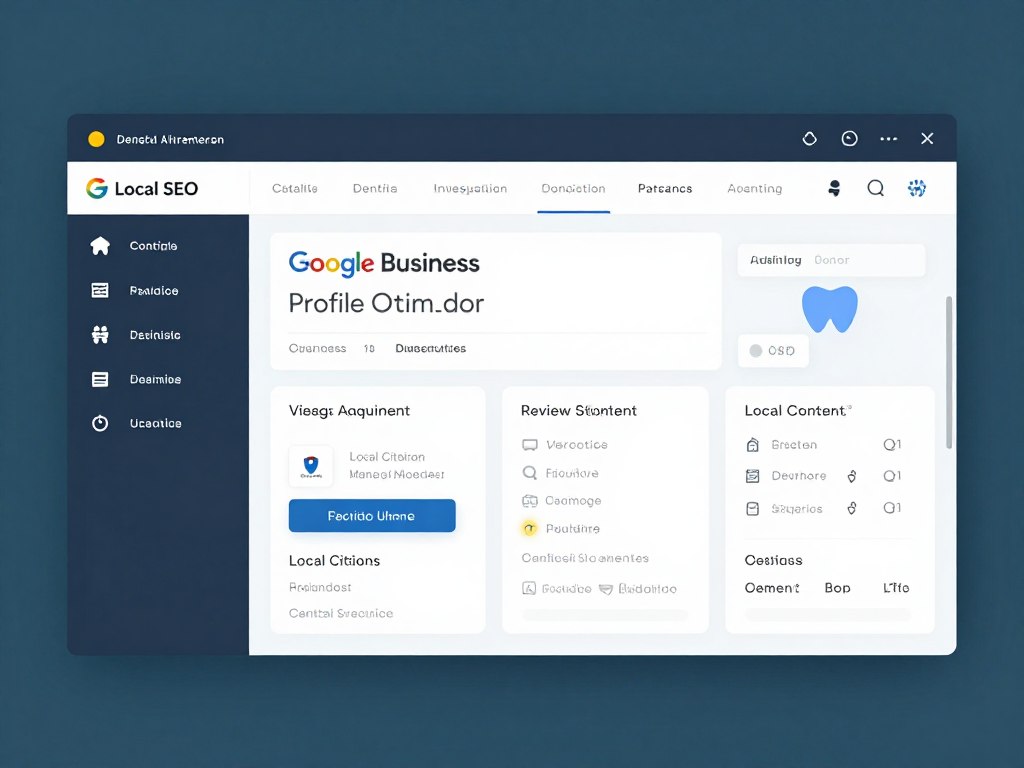 Local SEO implementation for dental practice