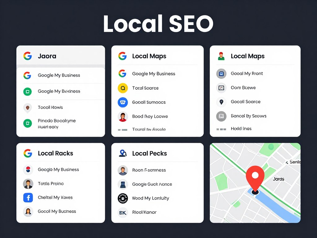 Local SEO optimization for Jaora businesses showing Google Maps results