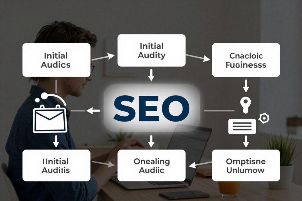 Oklahoma SEO process flowchart
