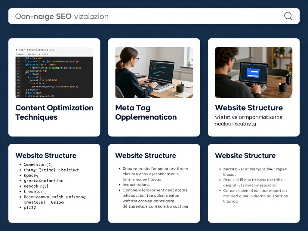 On-page SEO techniques for Jaora websites showing content optimization