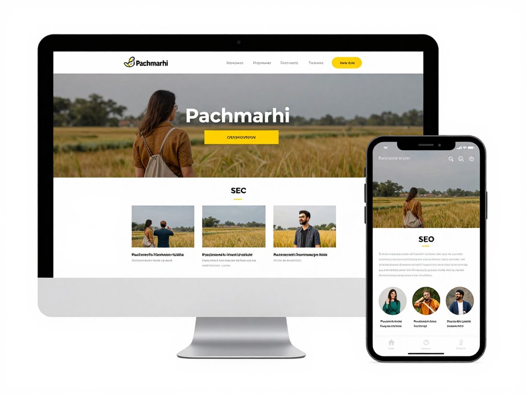 Professional website design for SEO in Pachmarhi