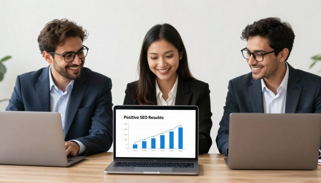 Satisfied law firm clients using SEO Service For Lawyer Indore