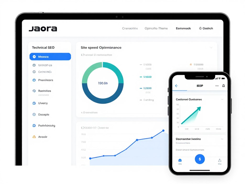 Technical SEO audits for Jaora websites showing site performance analysis