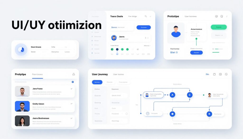 UI/UX Design for Jaora businesses showing user interface optimization
