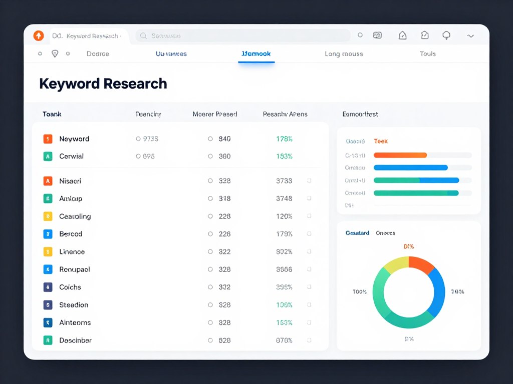 Keyword research process for adult ecommerce SEO showing search volume data