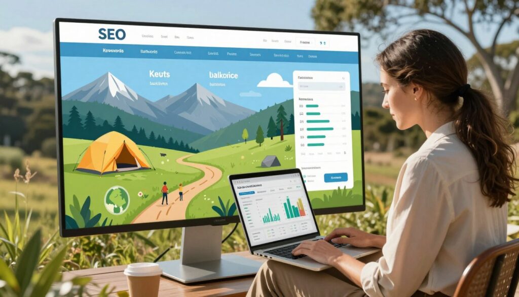 SEO strategy for outdoor website